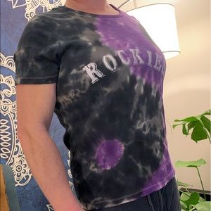Tie dye purple and black brand new out of package